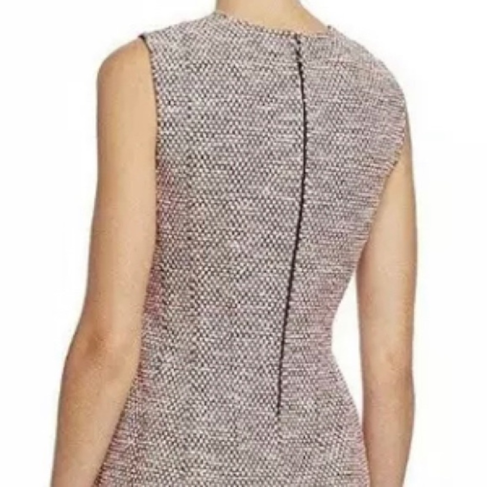 Theory tweed, pink & navy palette dress a line. Like new - Picture 4 of 7